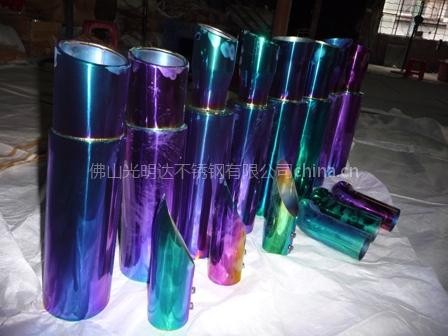 供应彩色不锈钢七彩管